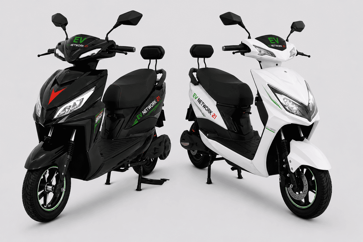 EV Scooter rider in Mumbai